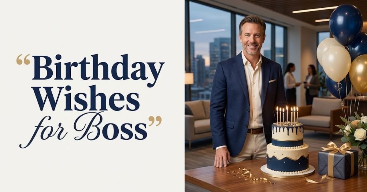 100+ Birthday Wishes for Boss Heartfelt & Professional