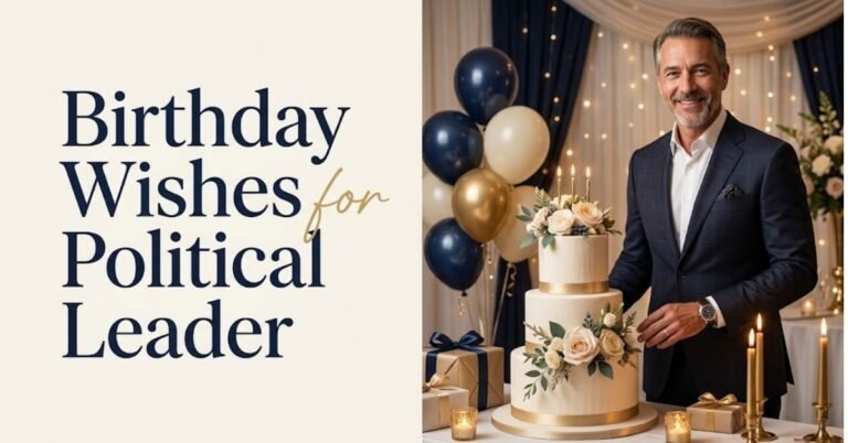100+ Birthday Wishes for Political Leader Heartfelt Messages