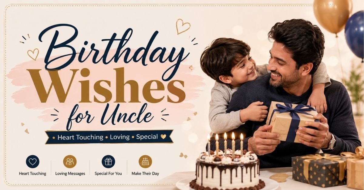 Birthday Wishes for Uncle Heart Touching, Happy & Loving