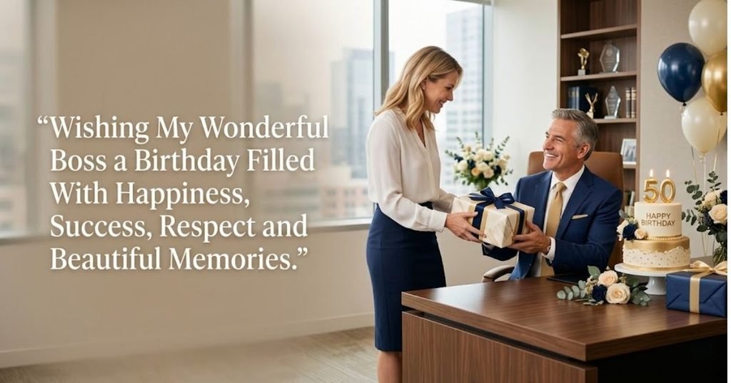 Birthday Wish for Boss Thoughtful Messages for a Special Day