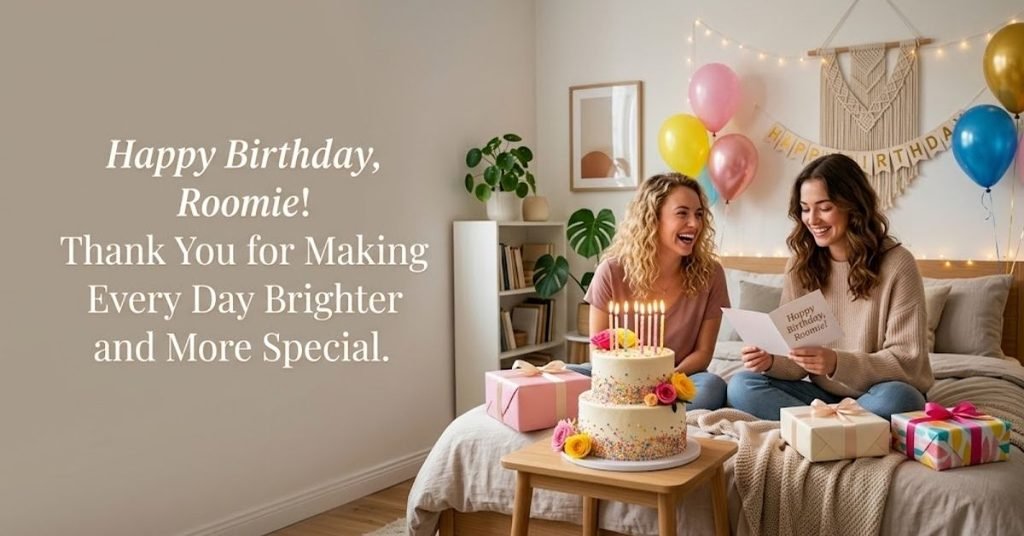 Birthday Wish for Roommate A Sweet Message for Your Roomie