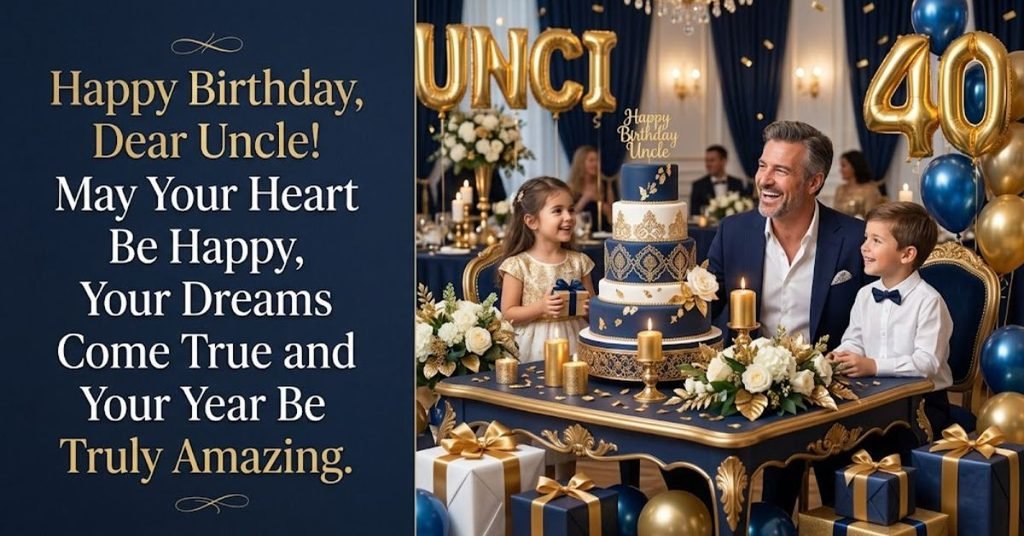 Birthday Wishes for Uncle in English With Love and Blessings
