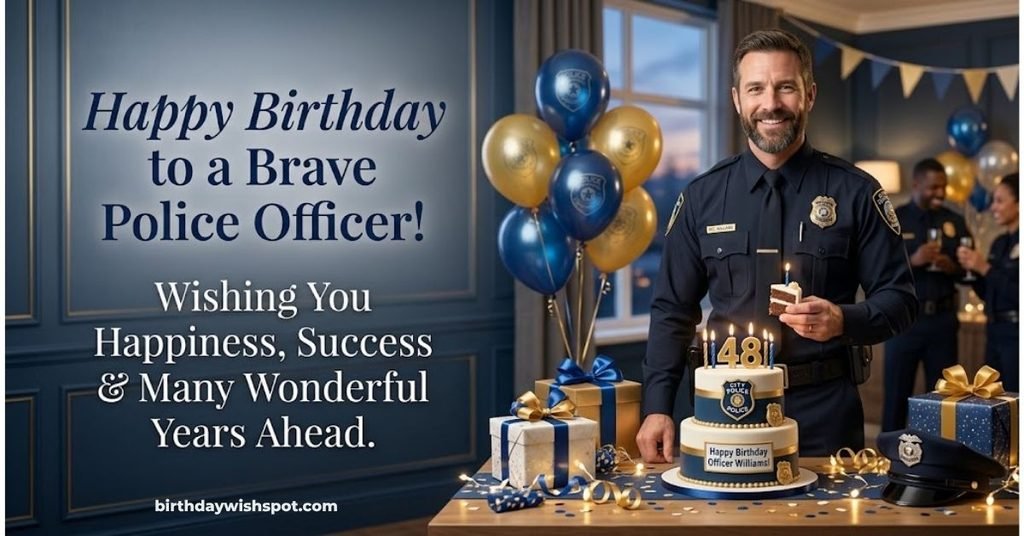 Birthday Wishes to Police Officer: Meaningful Birthday Quotes