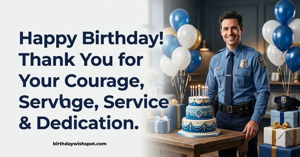 Birthday Wishes for Police: Special Messages for a Brave Officer