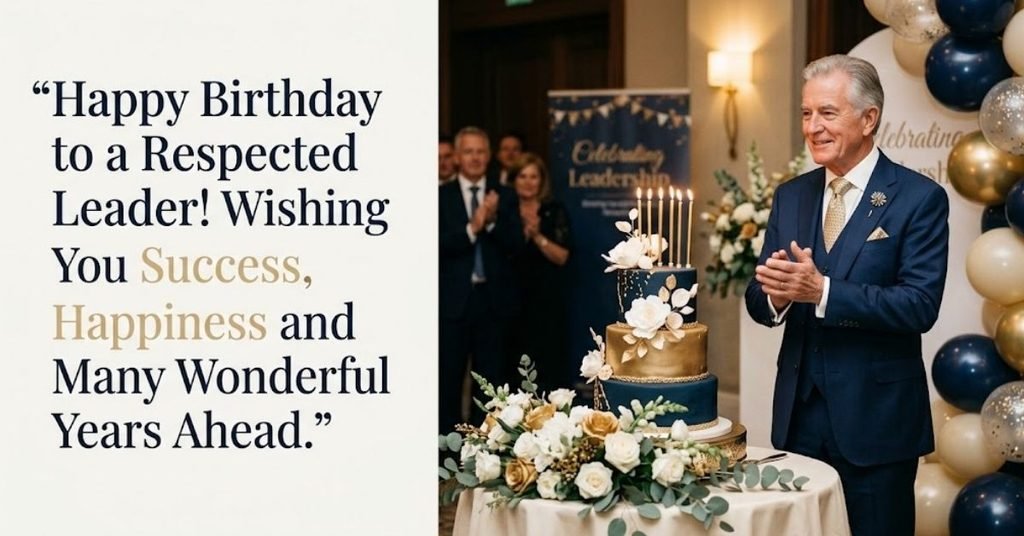 Birthday Wishes to Political Leader Respectful & Heartfelt Messages