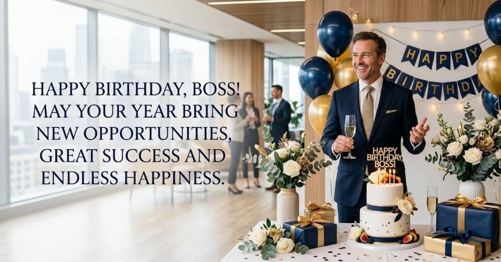 Boss Birthday Wishes Best Messages for Your Amazing Boss
