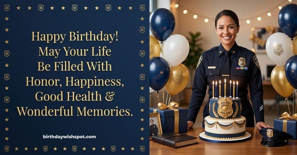 Happy Birthday Police: Celebrating a Hero in Uniform