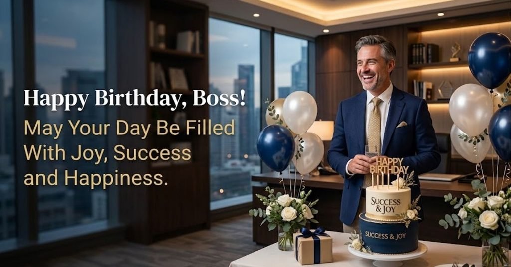 Happy Birthday Wishes for Boss Warm and Respectful Messages