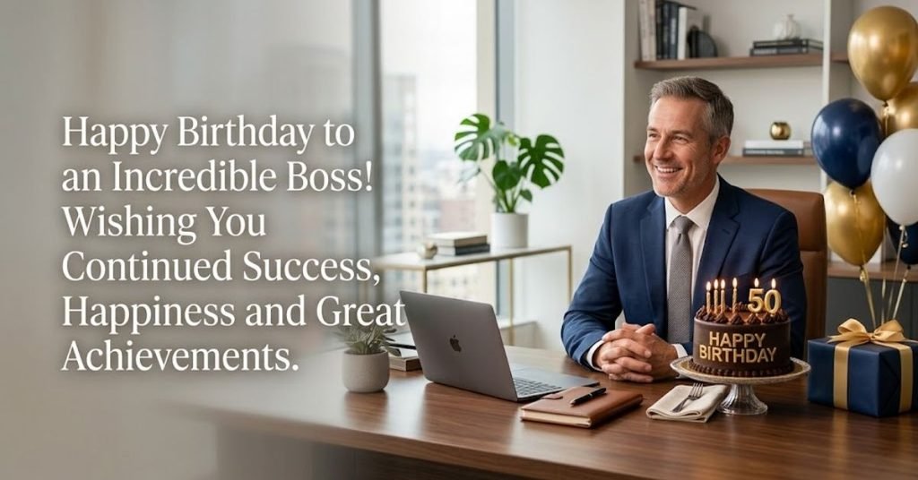 Happy Birthday Wishes to Boss Professional and Warm Messages