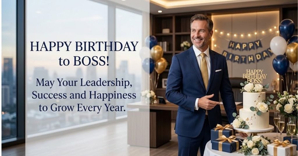 Happy Birthday to Boss Sincere Wishes for Success and Happiness