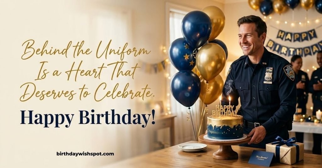 Police Birthday Wishes: Celebrating Courage and Service