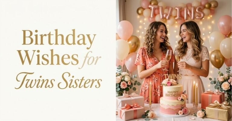 100+ Sweet & Heartfelt Birthday Wishes for Twins Sisters