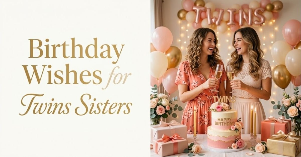 100+ Sweet & Heartfelt Birthday Wishes for Twins Sisters