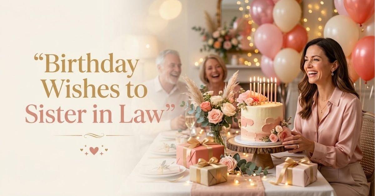 100+ Sweet & Heartfelt Birthday Wishes to Sister in Law