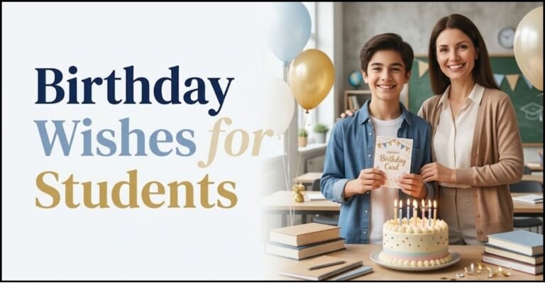 Funny Message & Sweet Birthday Wishes for Students