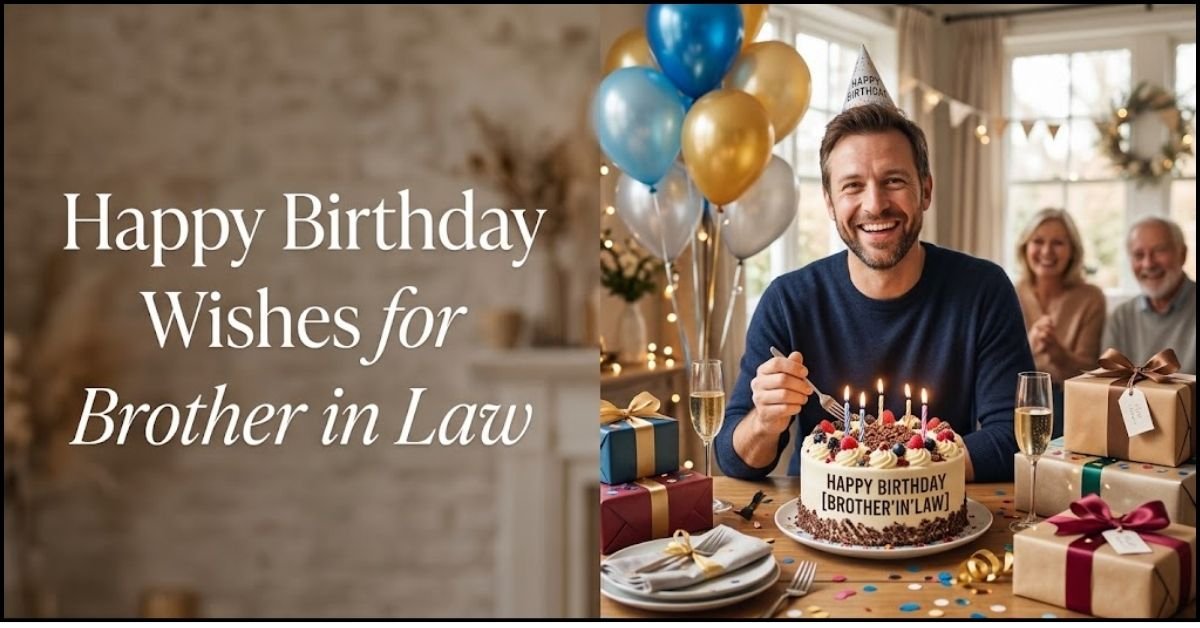 90+ Heartwarming Birthday Wishes for Brother in Law