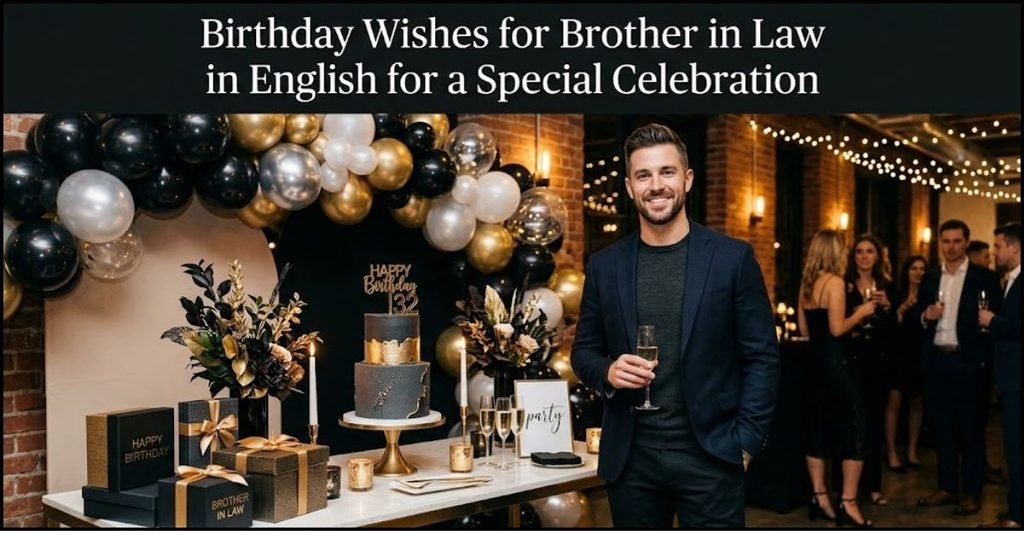 Birthday Wishes for Brother in Law in English for a Special Celebration