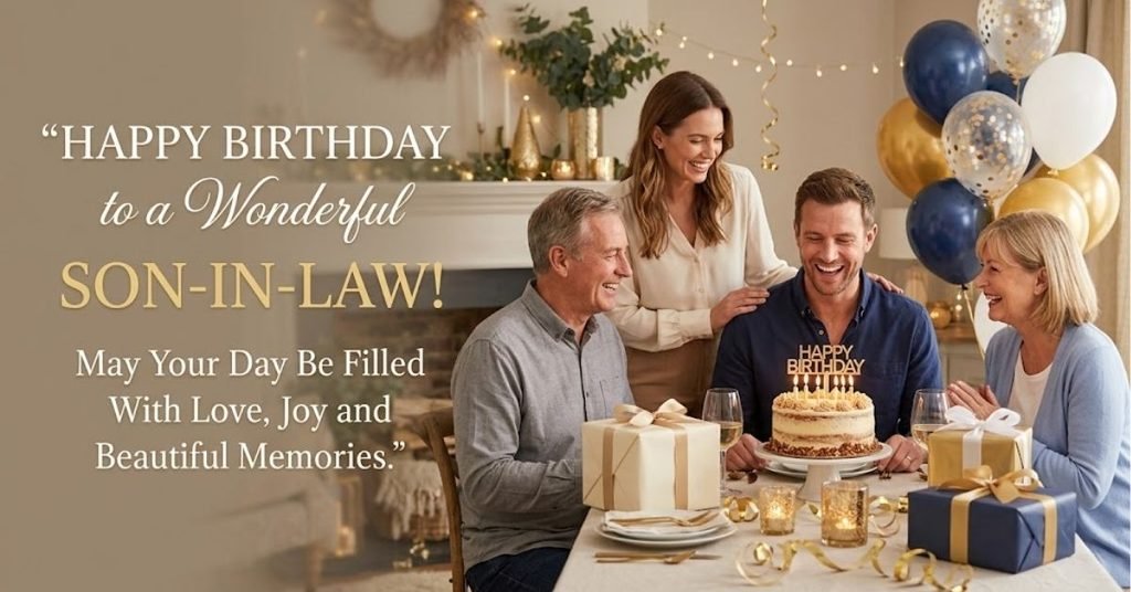 Birthday Wishes to Son in Law From the Heart