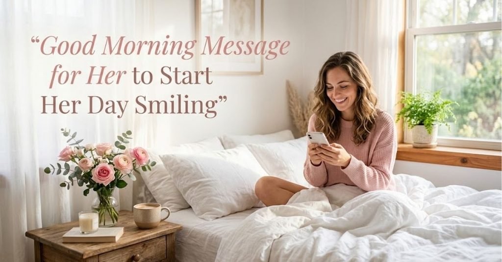 Good Morning Message for Her to Start Her Day Smiling