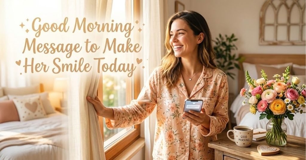 Good Morning Message to Make Her Smile Today