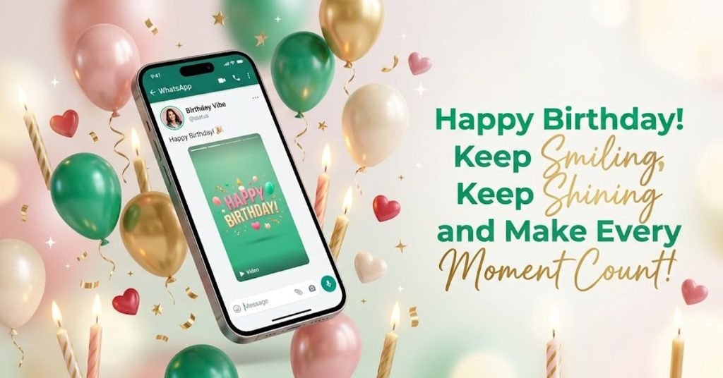 Happy Birthday WhatsApp Message Sweet Words for Someone Special