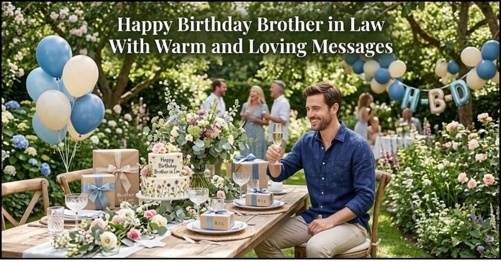Happy Birthday Wishes for Brother in Law to Make Him Feel Special