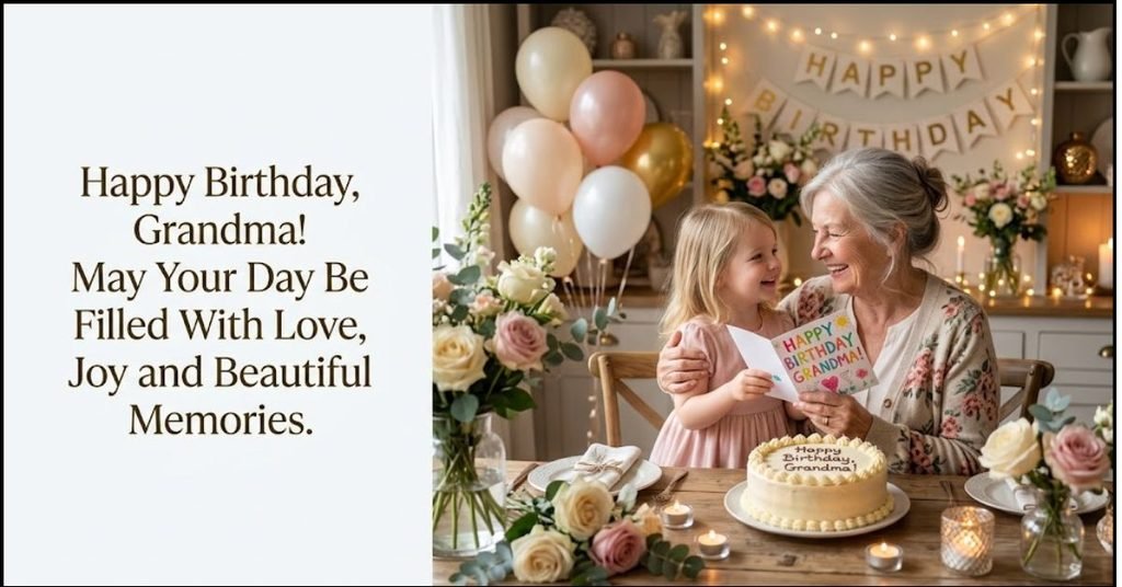 Happy Birthday Wishes for Grandmother Sweet and Heartfelt Messages
