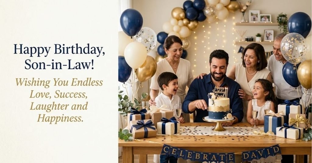 Happy Birthday Wishes to Son in Law With Love