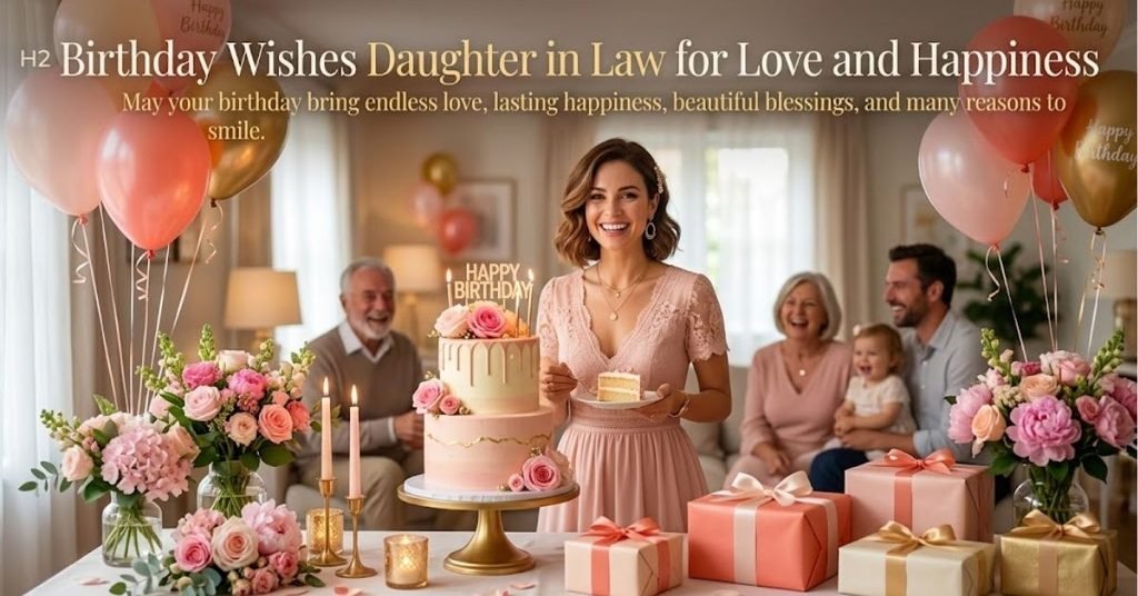 Heart Touching Birthday Wishes for Daughter in Law With Love