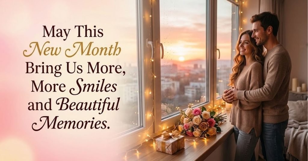 New Month Wishes to My Love for a Beautiful Beginning