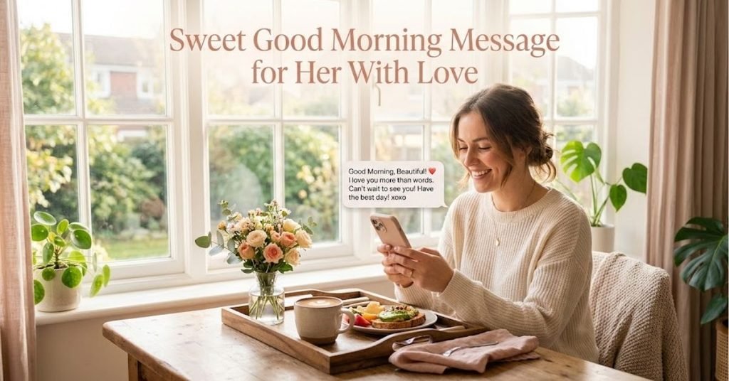 Sweet Good Morning Message for Her With Love
