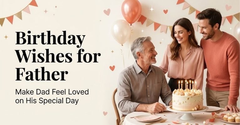 200+ Heart Touching & Sweet Birthday Wishes for Father