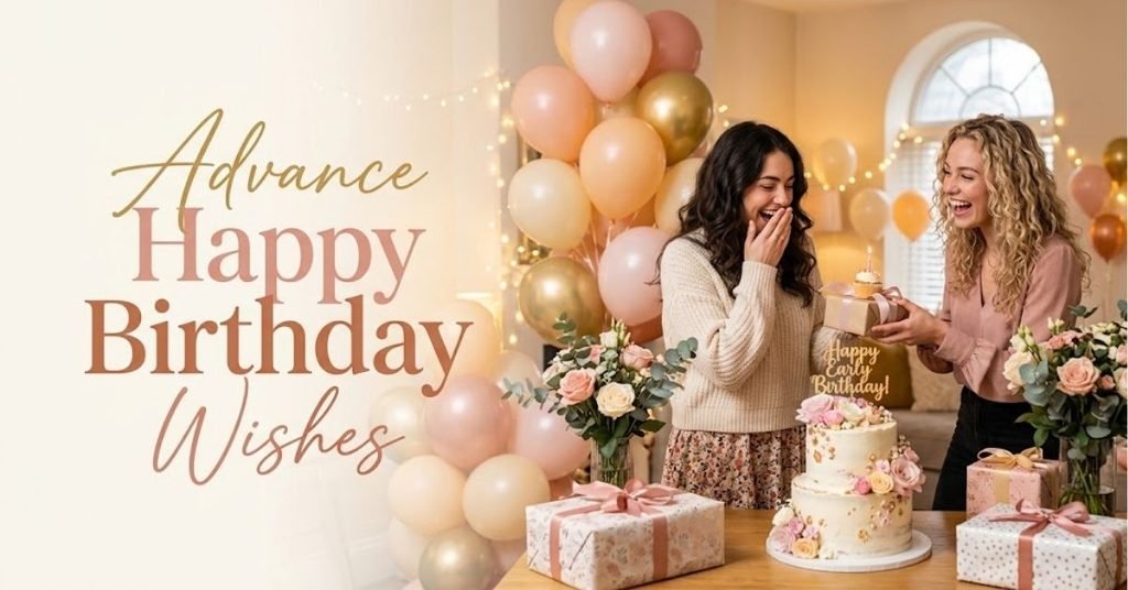 200+ Sweet, Heartfelt Messages Advance Happy Birthday Wishes (1)