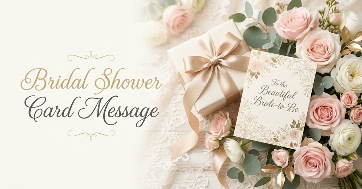 Heartfelt Bridal Shower Wishes & Card Messages Ideas (1)