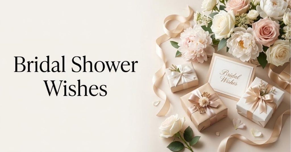 Heartfelt Bridal Shower Wishes & Card Messages Ideas